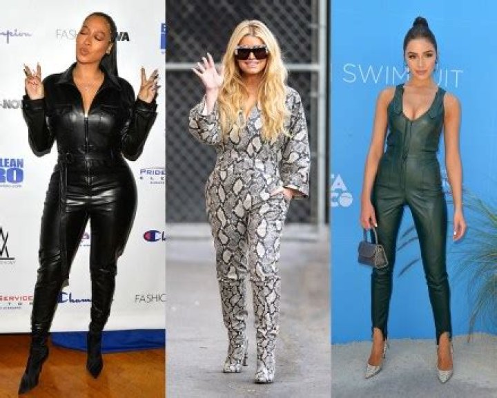 11 Stars Stunning In Leather Jumpsuits: La La Anthony, J.Lo & More