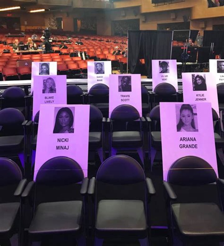 2018 VMA’s Seating– Pics