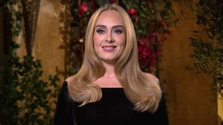 Adele Shows Off Incredible Figure In Festive Gown At Her Christmas Party