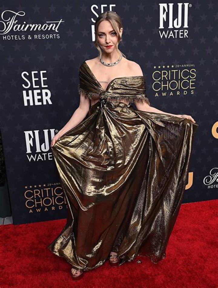 Amanda Seyfried’s Dress Wardrobe Malfunction At Critics Choice Awards – Hollywood Life
