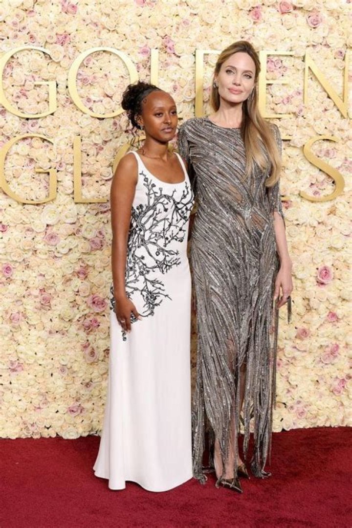 Angelina Jolie’s Daughter Zahara, 16, & Son Pax, 17, Look So Tall On LA Dinner Date With Mom