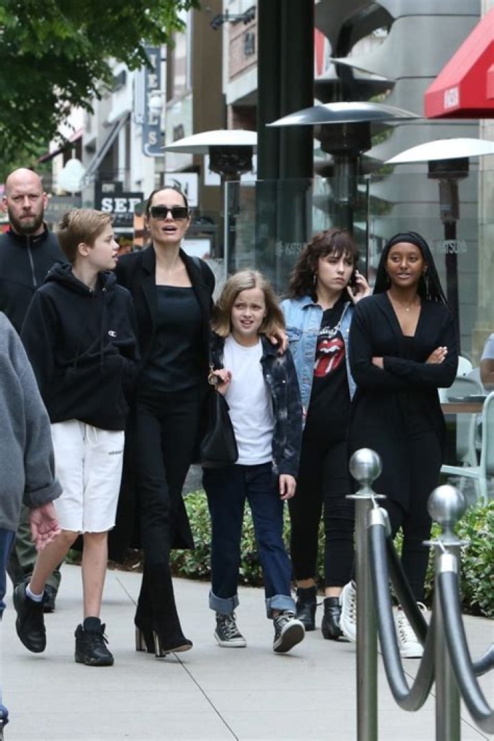 Angelina Jolie Takes Shiloh, Who Just Turned 13, & Other Kids On Shopping Trip — See Pics
