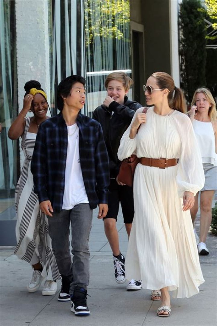 Angelina Jolie Takes Son Pax, 16, Clothes Shopping In LA Amid Custody Battle With Brad Pitt — Pic