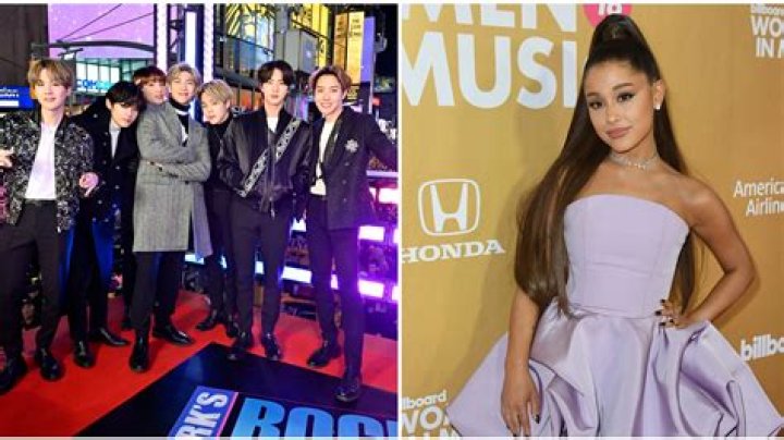 Ariana Grande Reunites With BTS At Grammys Rehearsals & Fans Freak That SUGA Is Missing  