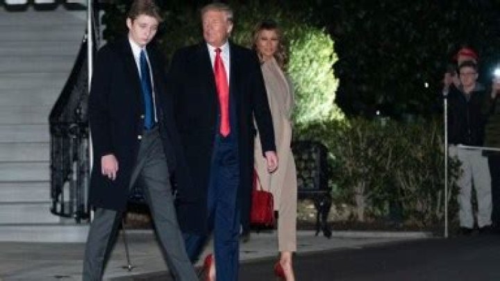 Barron Trump Looks Grown Up Celebrating NYE At Mar-A-Lago: Pic – Hollywood Life