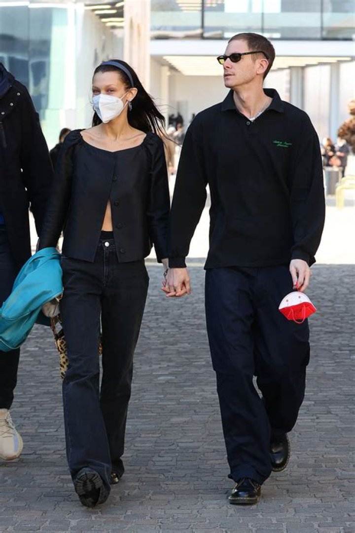 Bella Hadid Holds Hands With BF Marc Kalman While Rocking Ruffled Dress For Cannes — Photos