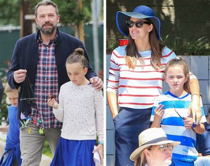 Ben Affleck Lovingly Holds Hands With Daughter Seraphina, 10, After Picking Her Up From School