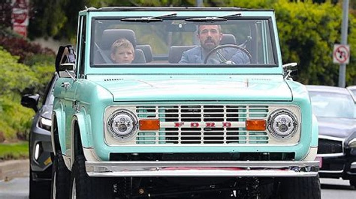 Ben Affleck Takes Samuel, 10, For Ride In Vintage Green Bronco: Photos