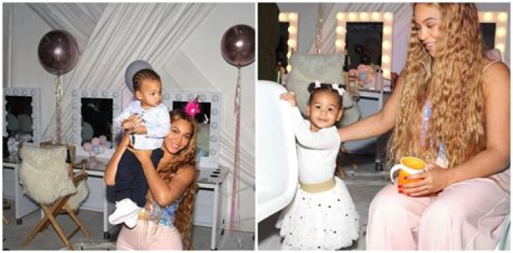 Beyonce Dresses As Lisa Bonet & Cradles Twins Rumi & Sir, 2, In Adorable New Photo