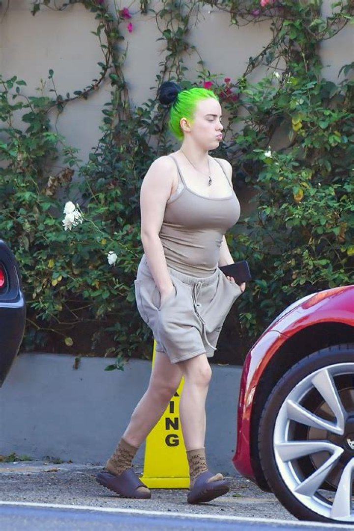 Billie Eilish Wears Yeezy Slides In Rare New Pic Out & About In L.A. – Hollywood Life