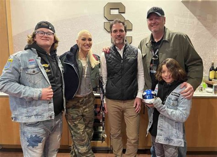 Blake Shelton PDAs With Gwen Stefani Watching Her Grown-Up Son Kingston, 13, At Soccer Practice