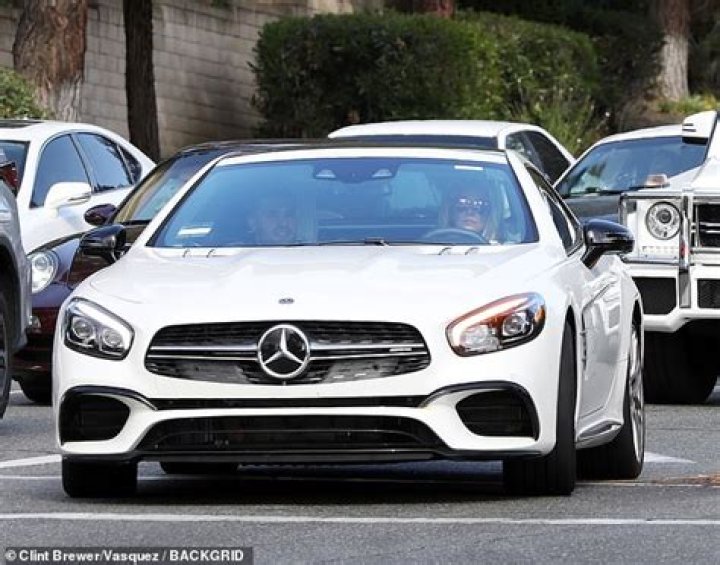 Britney Spears Glows As She Drives Her Mercedes-Benz With Fiancé Sam Asghari — Photos