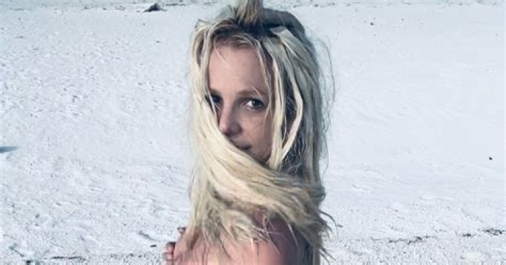Britney Spears Poses Topless With Bikini Bottoms In Poolside Photos – Hollywood Life