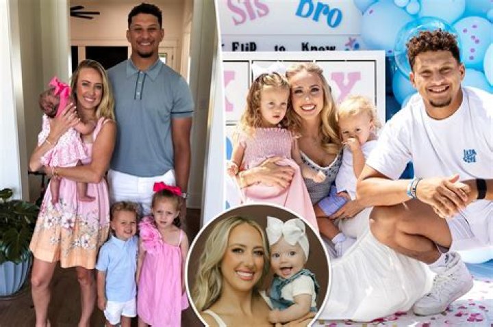 Brittany & Patrick Mahomes Help Daughter Sterling & Son Bronze Down a Slide in Birthday Party Photos