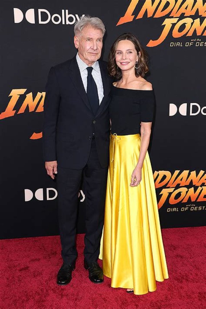 Calista Flockhart & Harrison Ford At ‘Indiana Jones Premiere: Photos – Hollywood Life