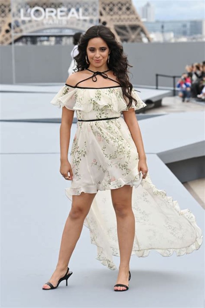Camila Cabello Glows On The Runway In A Sexy Floral Mini Dress – Photos