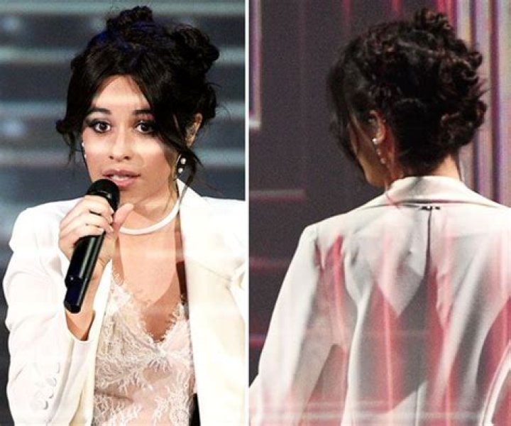 Camila Cabello Rocks Messy Mini Buns Hairstyle Onstage At The KCAs