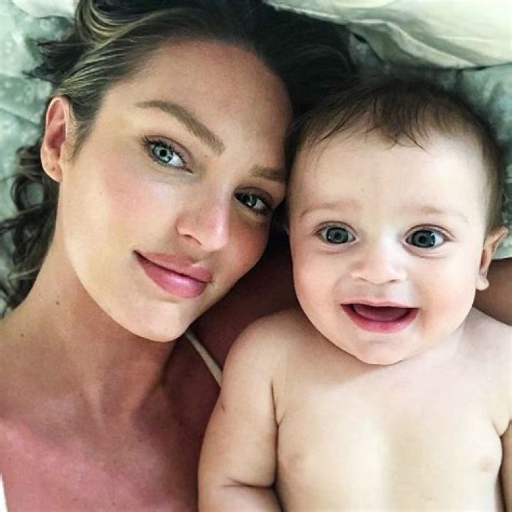 Candice Swanepoel Proudly Breastfeeds Newborn Baby At The Beach — See Sweet Pic