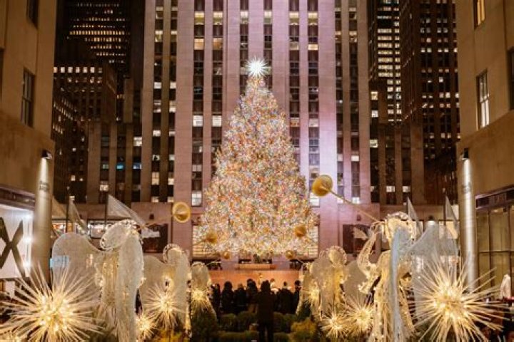 Carrie Underwood & More Stars At The 89th Annual Rockefeller Center Christmas Tree Lighting Ceremony