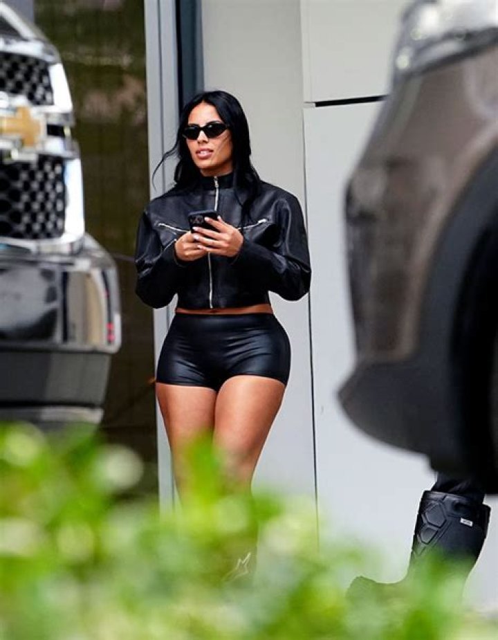 Chaney Jones Rocks Skintight Leather Romper In Sexy New Photos Amidst Kanye West Romance