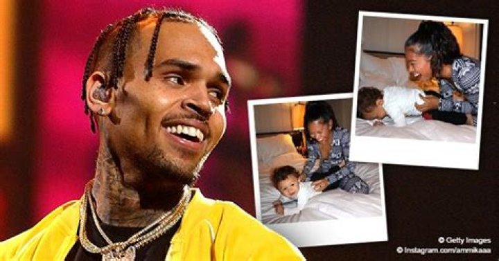 Chris Brown & Ammika Harris’ Son Aeko, 7 Mos, Peacefully Sleeps The Day Away In Bed — See Cute Pic