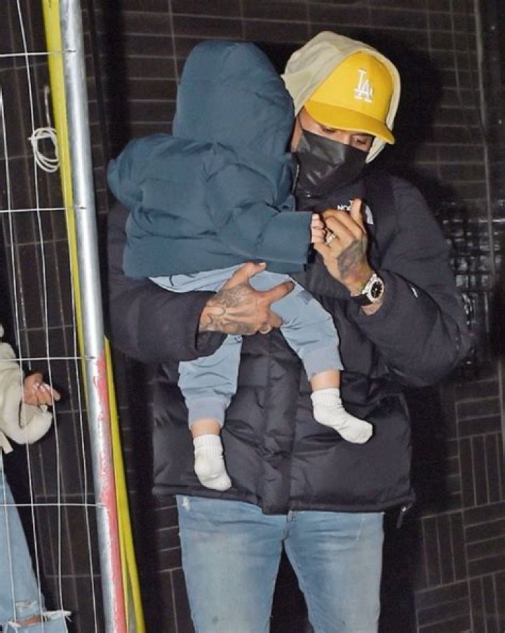 Chris Brown’s Son Aeko, 6 Mos., Is Already Stylin’ Like Dad In A $420 Baby Burberry Jacket — See Pic