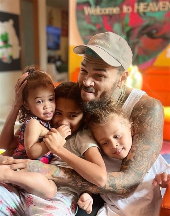 Chris Brown’s Son Aeko Smiles In Sweet New Photo & Dad Jokes He’s Already A ‘Ladies Man’