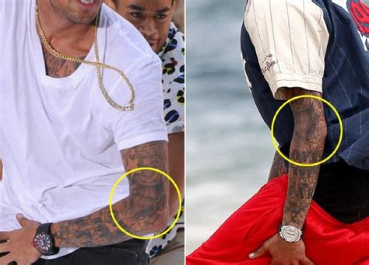 Chris Brown’s Tattoo Removed — He Erases Karrueche Tran From His Arm For Rihanna – Hollywood Life