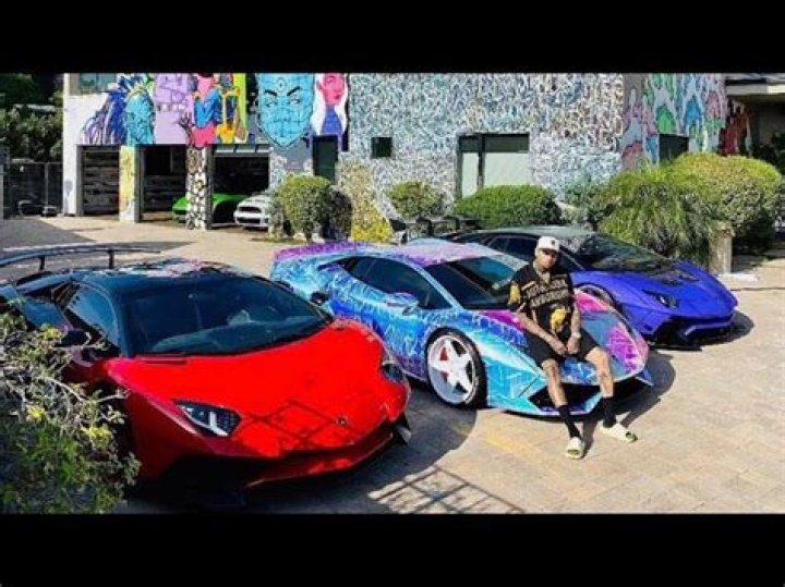 Chris Brown Shows Off Expensive Car Collection Featuring Lamborghinis – Hollywood Life