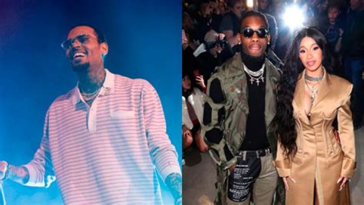 Chris Brown Takes Offset Feud To Another Level By Dragging Cardi B Into It: ‘Ima Send Ya Girl Flowers’