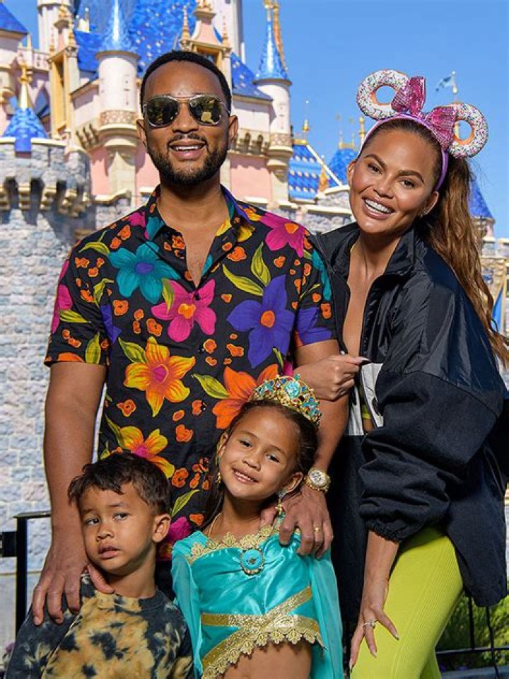 Chrissy Teigen Heads To Disneyland With John Legend & Kids After Apology To Courtney Stodden