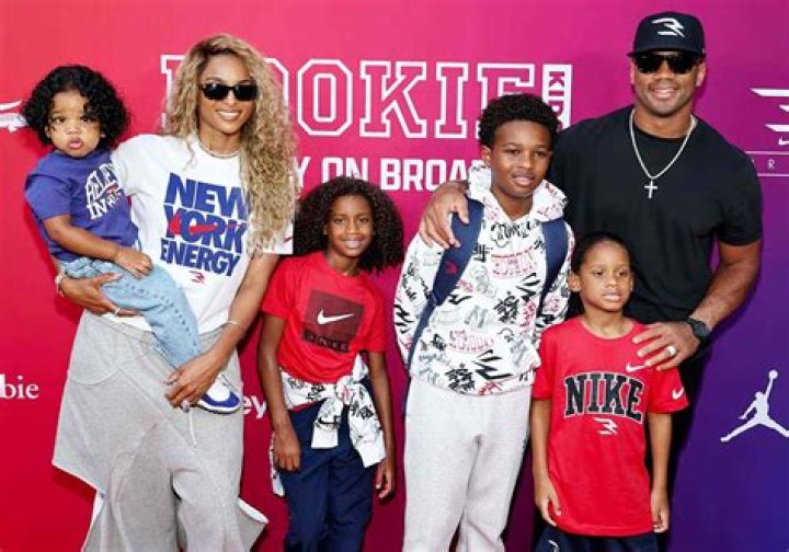 Ciara & Kids Future, 6, Sienna, 3, & Win, 5 Mos., Cheer Dad Russell Wilson On In Matching Seahawks Jackets — See Pic