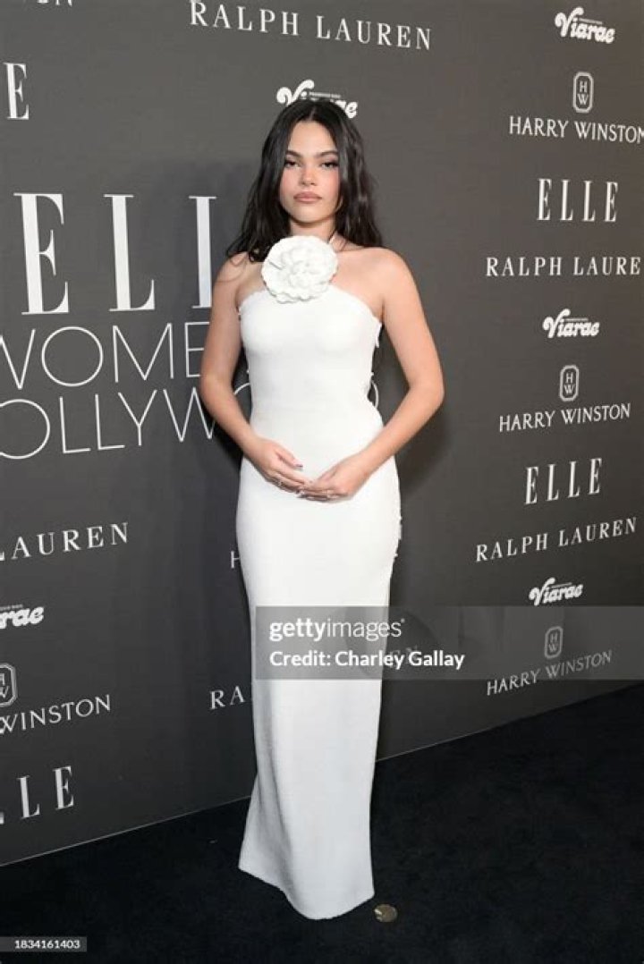 Ciara Rocks Gorgeous White Gown With Thigh-High Slit At ‘ELLE’s Women In Hollywood Party