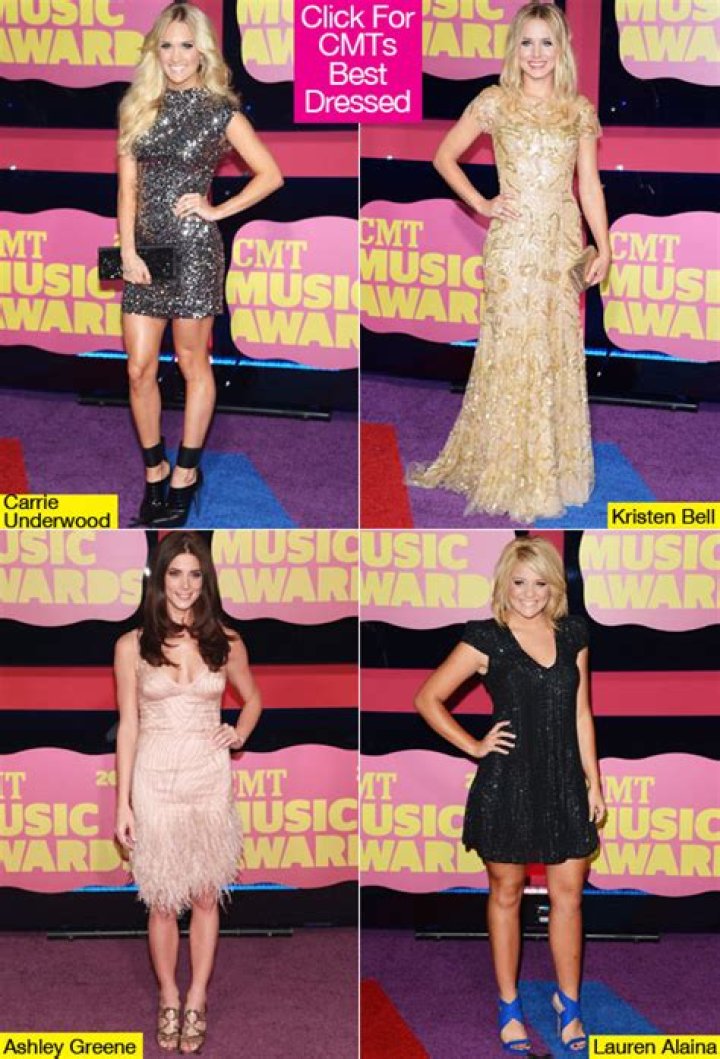 CMT Awards Best Dressed 2012: Kristen Bell, Carrie Underwood & More
