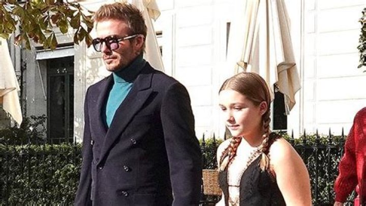 David Beckham Holds Hands With Daughter Harper, 11, As Whole Family Arrives At Victoria’s Fashion Show