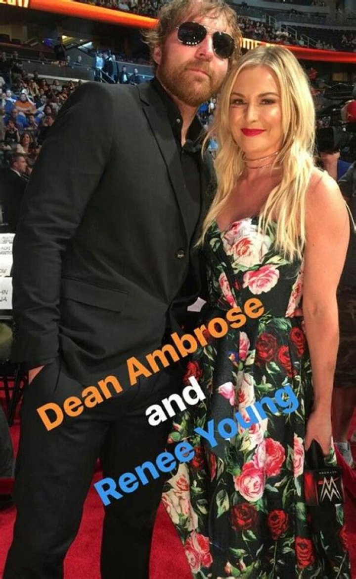 Dean Ambrose and Renee Young — Pics