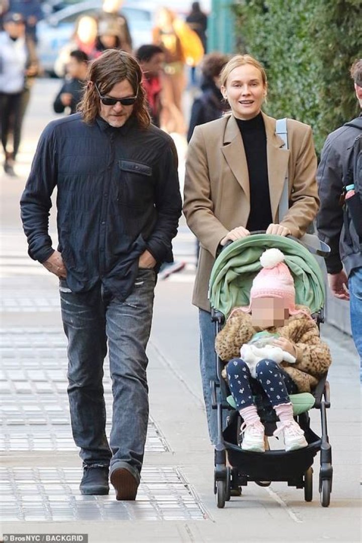 Diane Kruger & Norman Reedus Play With Their Daughter, 19 Mos., At The Park In Adorable New Pic