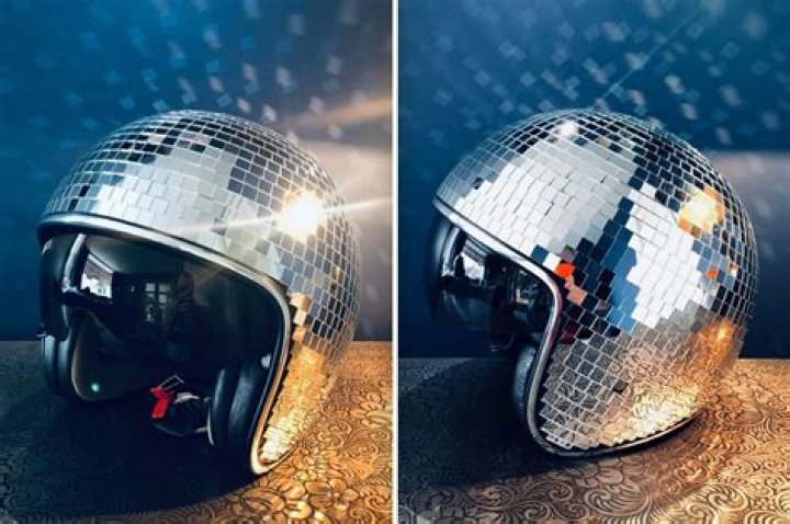 Disco Ball Helmet Is Back (Exclusive) – Hollywood Life