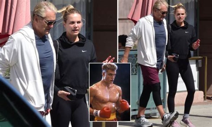 Dolph Lundgren Jumps Into Ocean With Daughter & Fiancée: Photos – Hollywood Life