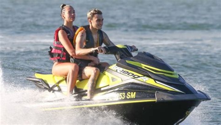 Dua Lipa & BF Anwar Hadid Cozy Up & Ride The Waves On Jet Skis In Miami — See Pics