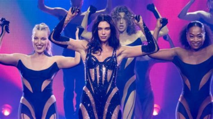 Dua Lipa In Black Catsuit At Milan Show: Photos – Hollywood Life