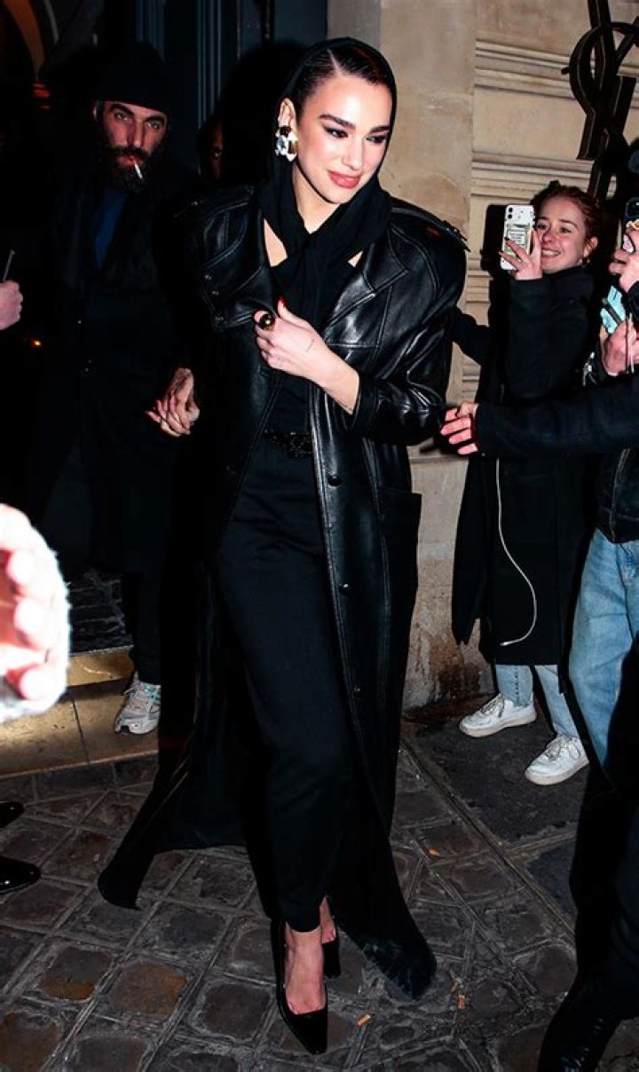 Dua Lipa & New BF Romain Gavras Hold Hands While Leaving Paris Fashion Week Event