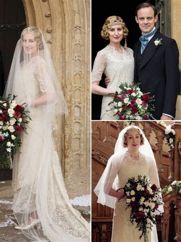 Edith’s Wedding Dress On ‘Downton Abbey’ — See It & SHOP Her Vintage Look – Hollywood Life