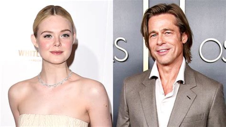 Elle Fanning As Brad Pitt With ‘Beard Beads’ — See Hilarious Pic – Hollywood Life