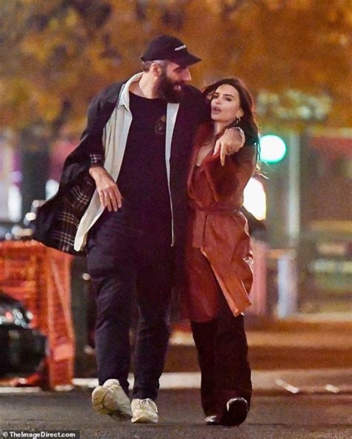 Emily Ratajkowski Kisses Husband Sebastian As They Enjoy Fresh Air With Their Pup — See PDA Pic