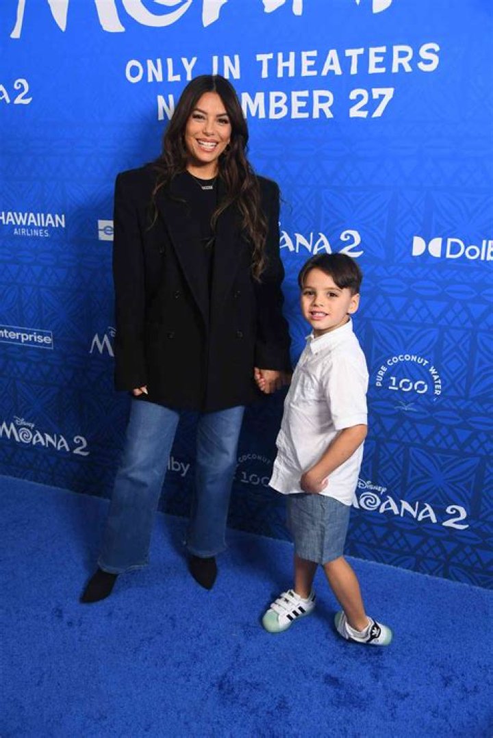 Eva Longoria’s Son Santiago, 2, Shows Off His Long Hair On Easter Egg Hunt With Mom — See Pic