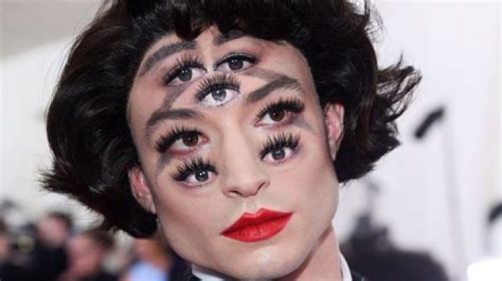 Ezra Miller’s Outfit & Eyes Makeup At Met Gala 2019 — Photos – Hollywood Life