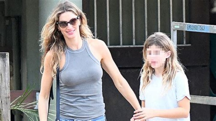 Gisele Bundchen Takes Kids Vivian, 10, & Benjamin, 13, Shopping In Miami After Tom Brady Announces Retirement