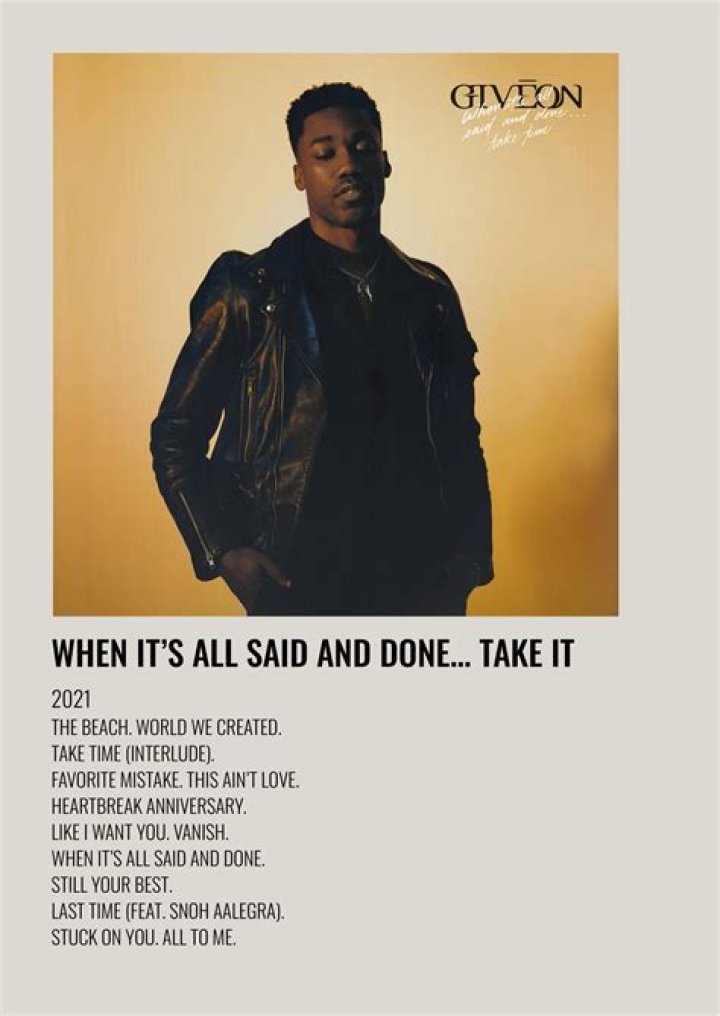 Giveon ‘When Its All Said And Done’ EP Closes A ‘Chapter In My Life’ – Hollywood Life