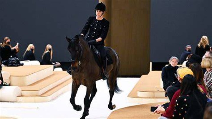 Grace Kelly’s Lookalike Granddaughter Charlotte Casiraghi, 35, Rides Horse On Chanel Runway At PFW